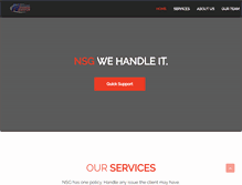 Tablet Screenshot of netsysgrp.com